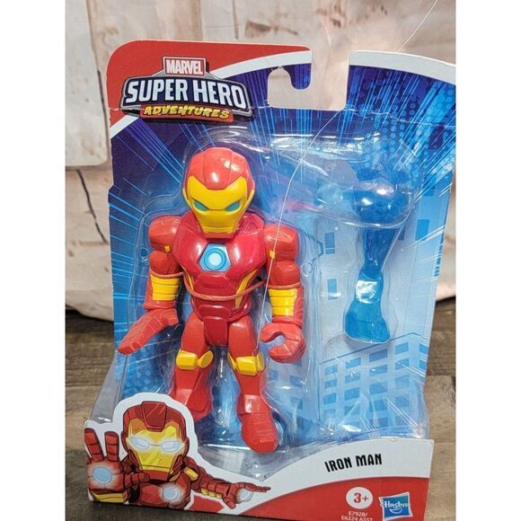 Marvel Super Heroes Adventures Iron Man 2020 hasbro toy figure - Picture 2 of 7